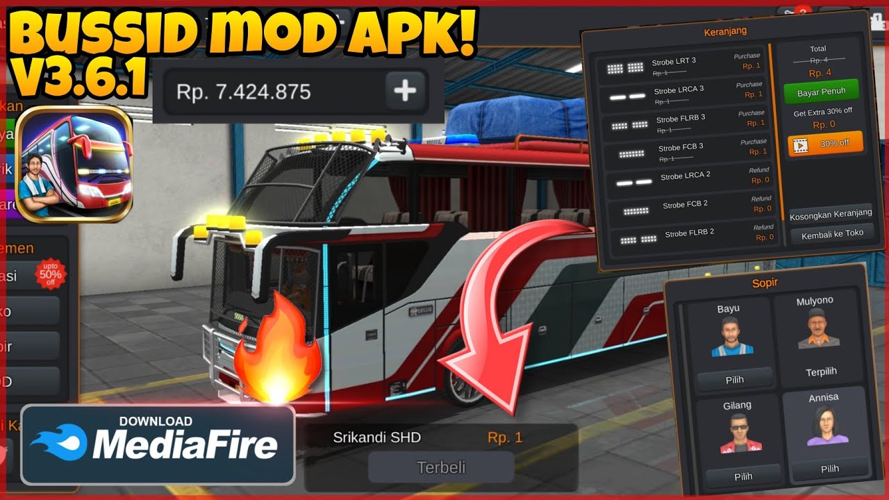 Bus Simulator Indonesia Mod Apk v3.7.1 (Unlimited Money)